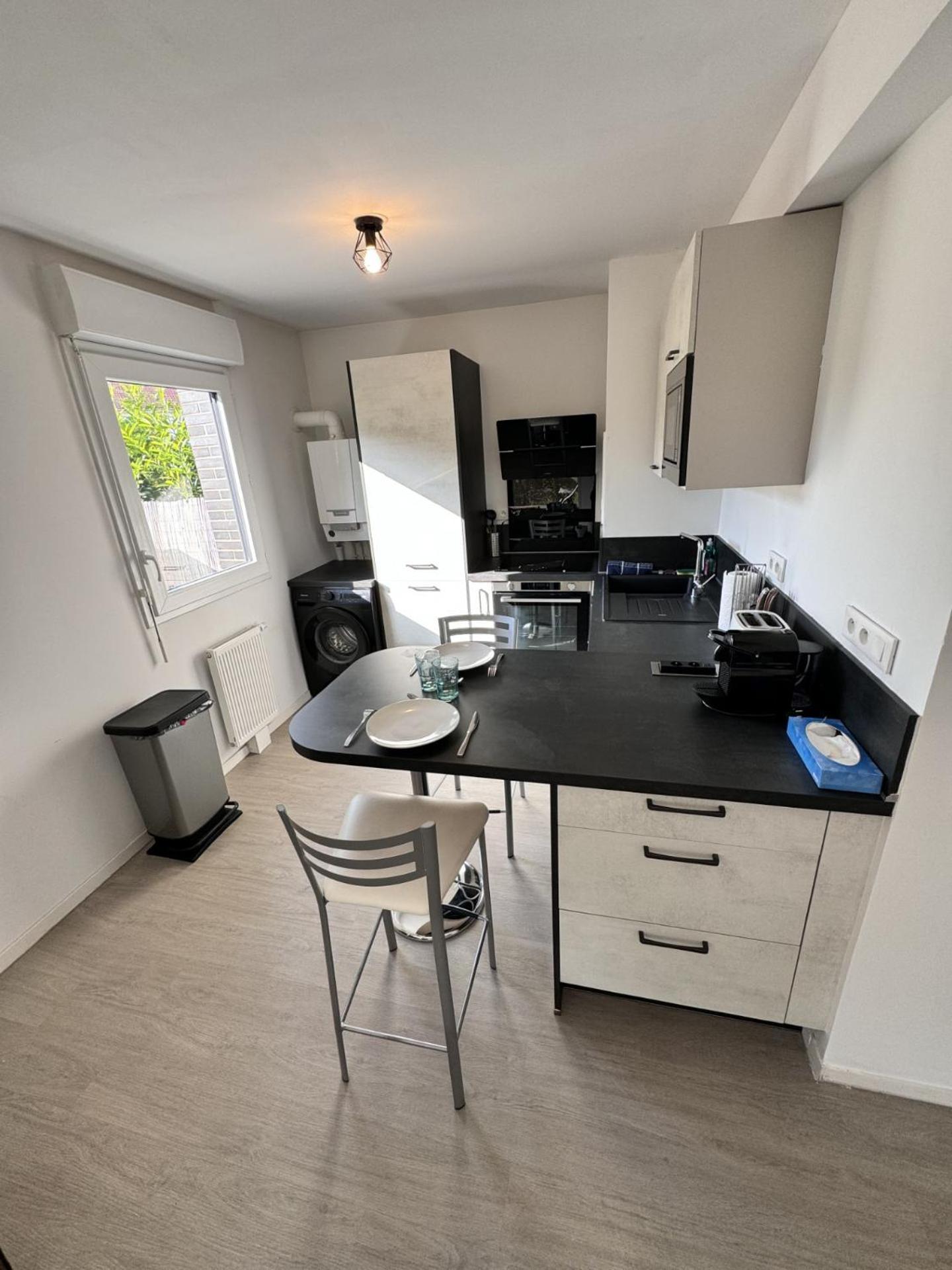 Appartement T2 Cosy Parking Prive à Amiens Extérieur photo