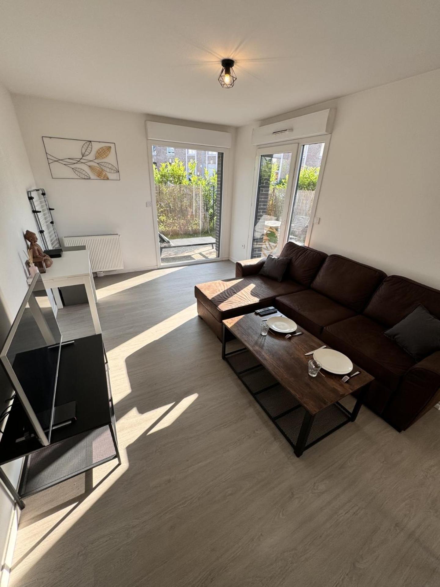 Appartement T2 Cosy Parking Prive à Amiens Extérieur photo